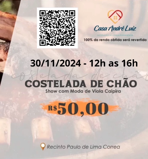 Costelada de Chão beneficente