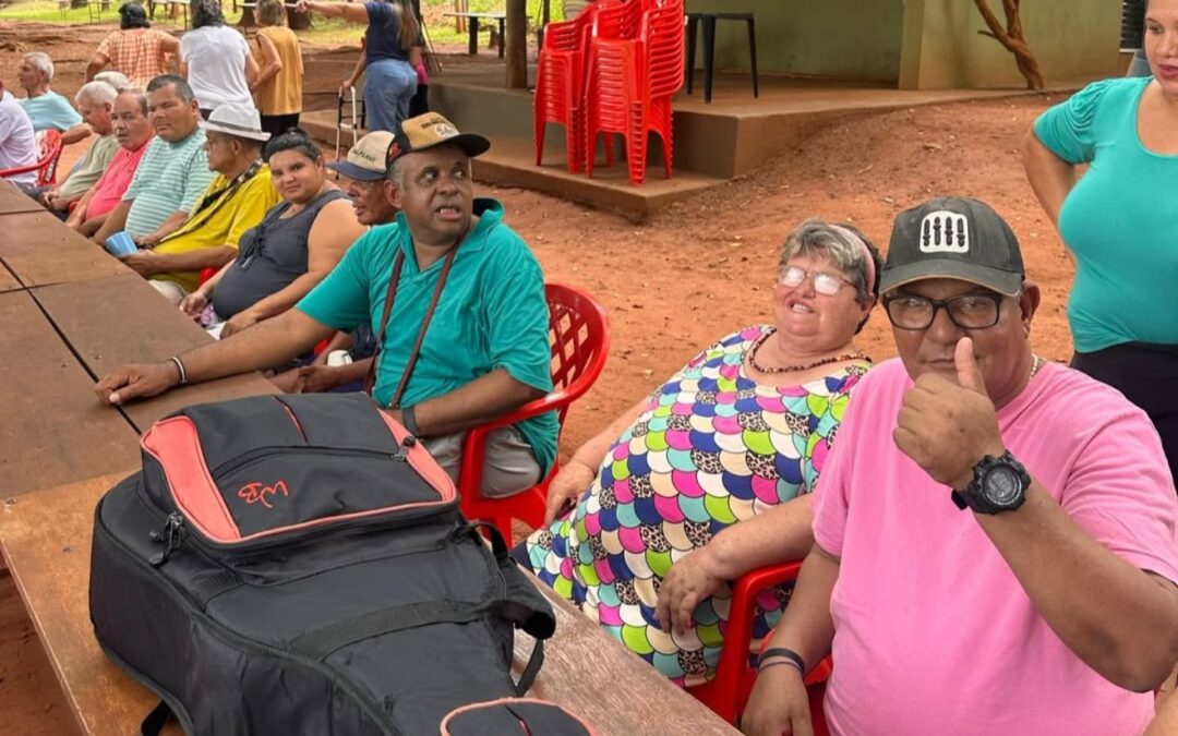 Dia de aventura no pesqueiro!