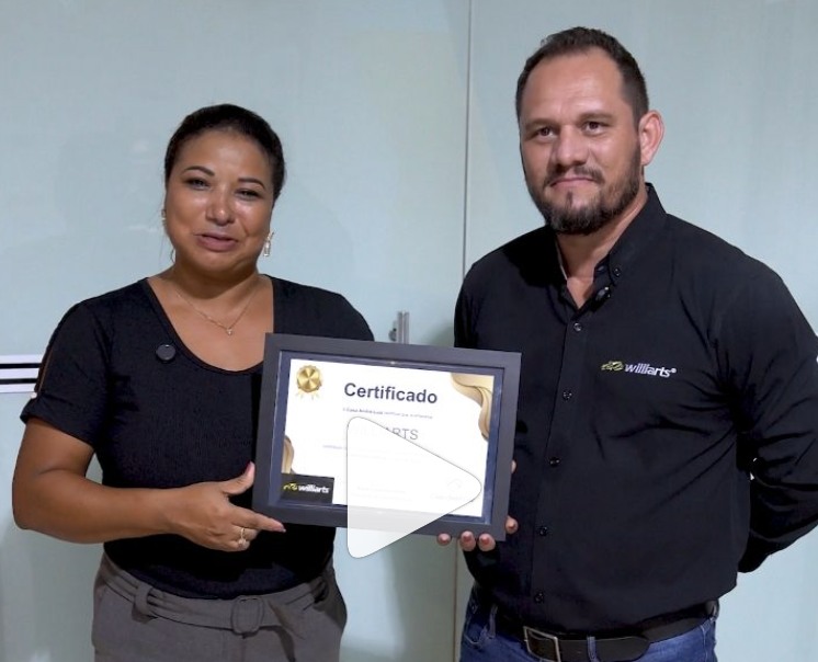Confira a visita da Williarts, nossa empresa amiga