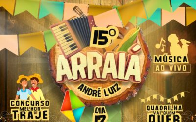Vem aí o 15º Arraiá da Casa André Luiz! 