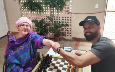 Um momento especial para nossa enxadrista!