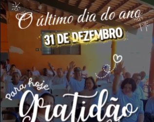 Gratidão por 2025, Esperança para 2026