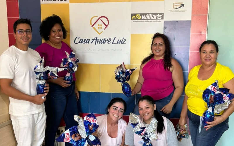 Grito de Guerra, Alegria e União na Casa André Luiz