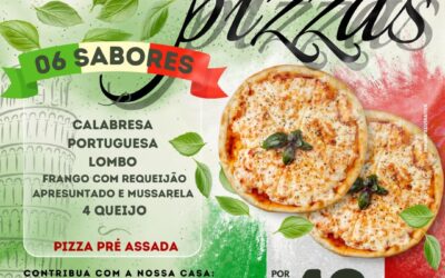 Noite da Pizza em casa? Peça a sua e ajude nossa ação!
