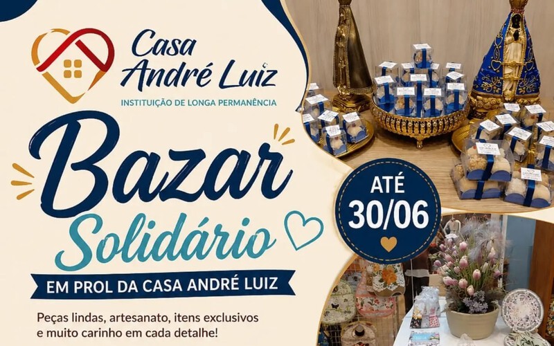 North Shopping recebe Bazar Solidário em apoio à Casa André Luiz