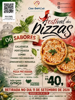 Festival das Pizzas: Saboreie e Faça o Bem!
