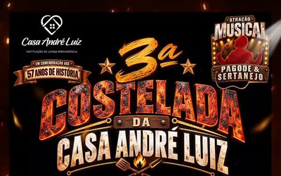 Vem aí a 3ª Costelada da Casa André Luiz